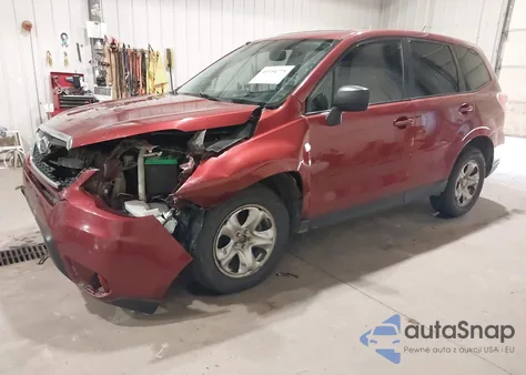 2014 Subaru Forester 2.5I z USA, uszkodzony, nr VIN JF2SJAAC1EG435629